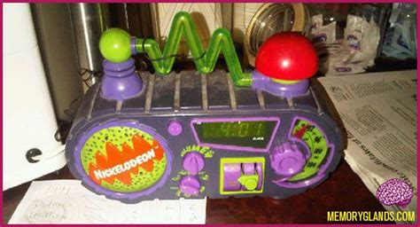 Nickelodeon Timeblaster Alarm Clock Memory Glands Funny Nostalgic