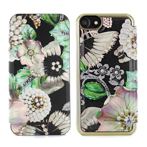 Ted Baker SS17 CLARENA Mirror Folio Case for iPhone 7 | Gem Gardens ...