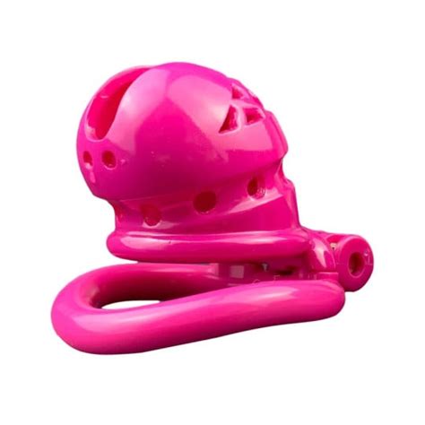 Sex Slave Chastity Cage M X Cm Pink Rigazo
