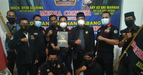 Nuryaman Resmi Di Kukuhkan Sebagai Ketua DPAC PPBNI Satria Banten