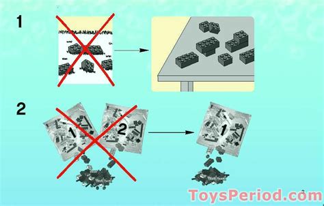 LEGO 3830 Bikini Bottom Express Instructions And Parts List