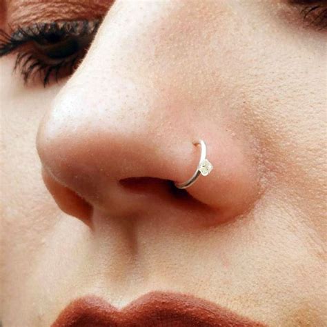 Clear Nose Ring Hoop Online Bellvalefarms