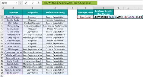 Row Function In Excel Formula Examples How To Use