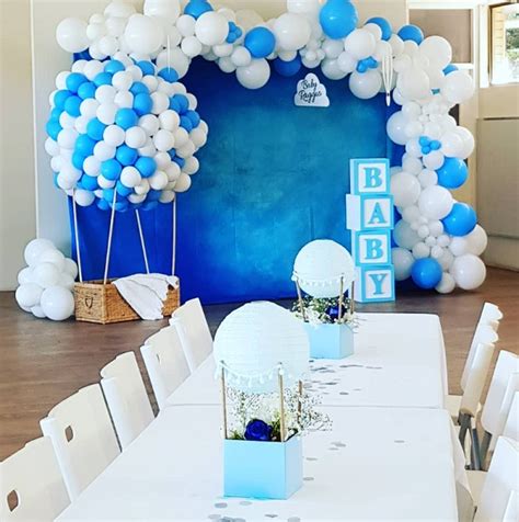 Hot Air Balloon Themed Baby Shower Up Up And Away Baby Shower Ideas U