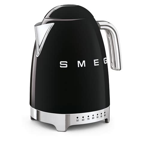 Чайник с регулировкой температуры Smeg KLF04BLEU 1,7 л , черный ...