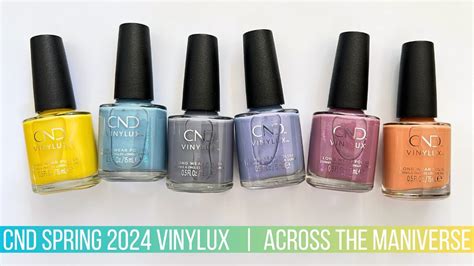 Watch Me Swatch CND Vinylux Polishes Spring 2024 YouTube