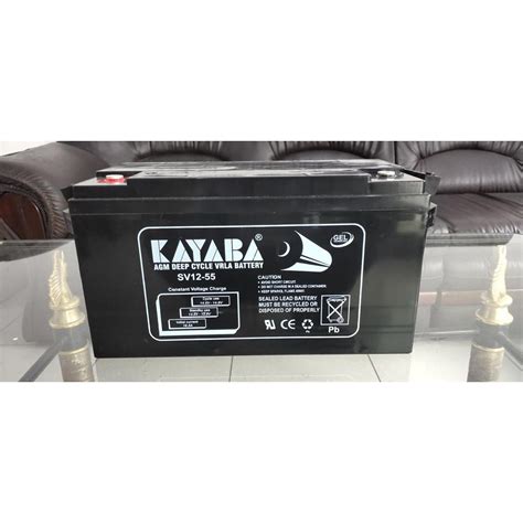 Jual Battery Kering Or Aki Kering Vrla Deep Cycle Gel Merk Kayaba V