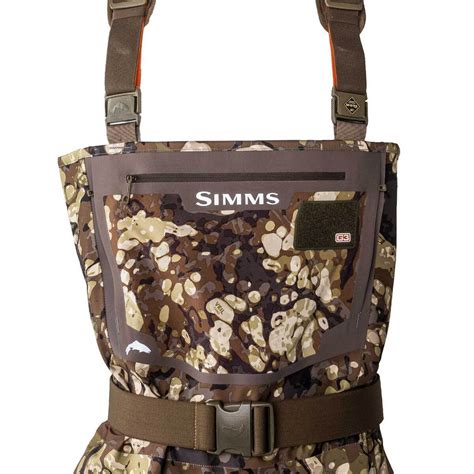 Simms Mens Riparian Camo G3 Guide Stockingfoot Fishing Waders