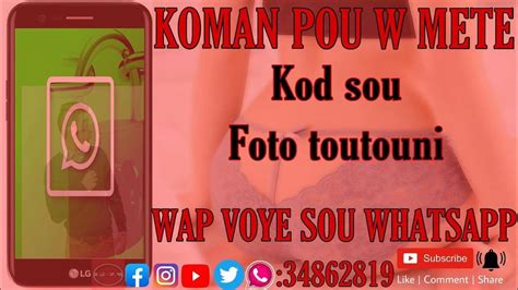 MEN KÒMAN OU KA METE KÒD SOU YON FOTO WAP VOYE SOU WHATSAPP YouTube