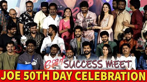 Joe 50th Day Celebration Press Meet Rio Raj Malavika Manoj Bhavya