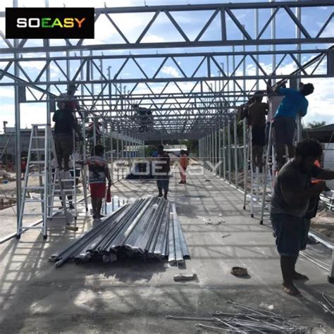 Temporary Offices Steel Structure Sandwich Panel Prefabricated Site