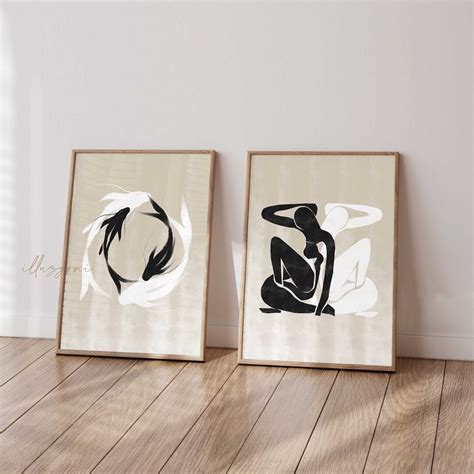 Henri Matisse Poster Set Of Prints Printable Wall Art Abstract Art Print Nude Female Print