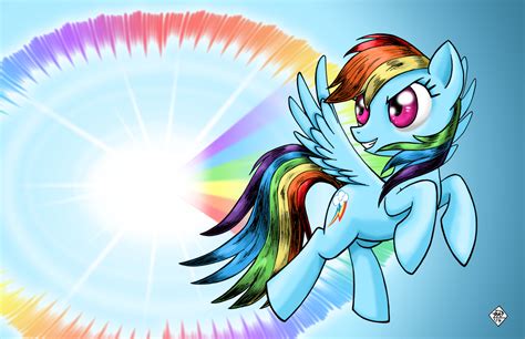 Rainbow Dash Sonic Rainboom Wallpaper