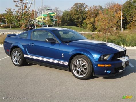 Vista Blue Metallic 2008 Ford Mustang Shelby GT500 Coupe Exterior Photo