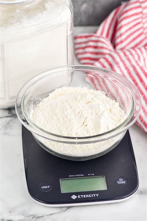 how to measure flour 8