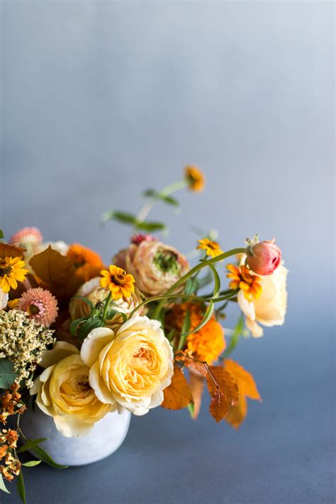 Marigold Inspired Centerpieces Sweet Root Village Blog