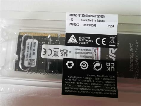 Пам'ять для ноутбука SoDIMM DDR4 16GB 3200 MHz Impact Kingston Fury: 1 ...