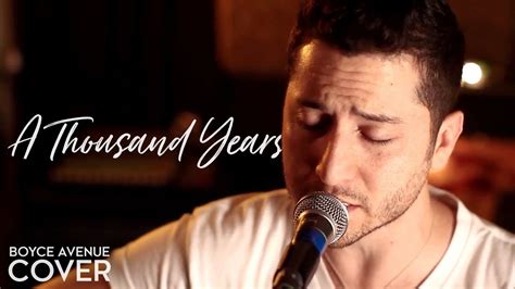 A Thousand Years - Christina Perri (Boyce Avenue acoustic cover) on ...