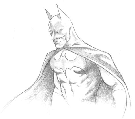 Batman Sketch Easy at PaintingValley.com | Explore collection of Batman
