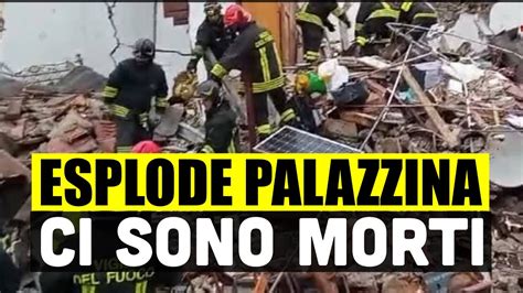 TERRIBILE ESPLOSIONE IN UNA PALAZZINA MORTI MARITO E MOGLIE LA