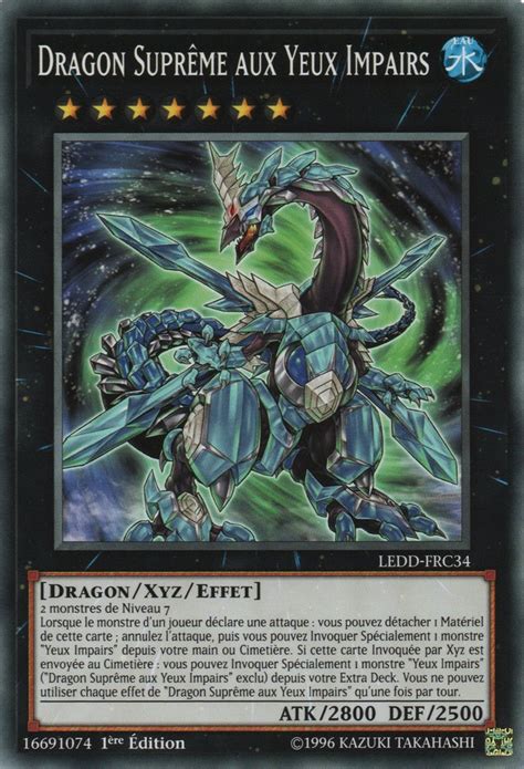 Ledd Frc Dragon Supr Me Aux Yeux Impairs Yu Gi Oh