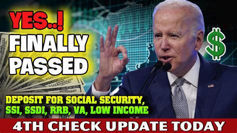 Yes Finally Passed Stimulus Check 4th Update Today July 2022 Youtube