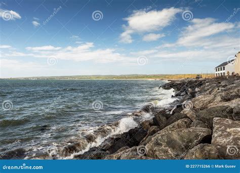 Waves In The Ocean Lahinch Town Ireland Stock Photo Image Of