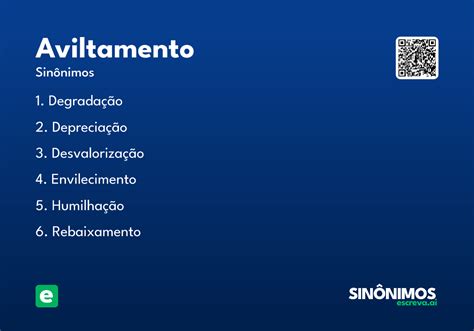 O Que Significa Aviltamento - Aviltamento - Significado e Sinônimo - escreva.ai