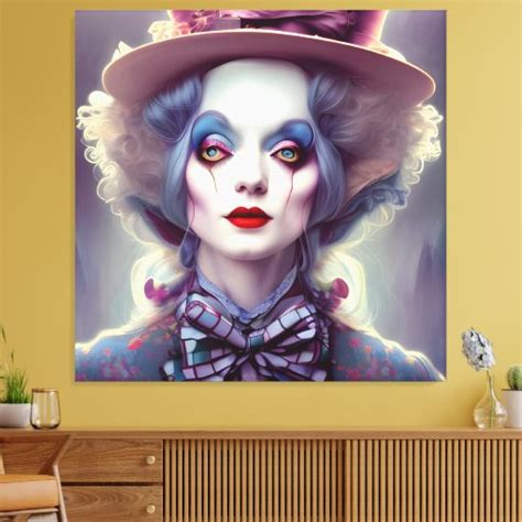 Alice IS The Hatter Canvas Print Zazzle