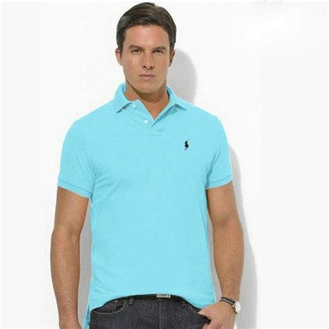 Поло Ральф Лорен, размер 48, цвет лазурный - купить по выгодной цене в ...