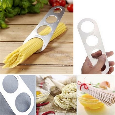 Stainless Steel Kitchen Gadget Measuring Tools Pasta Spaghetti Measurer ...