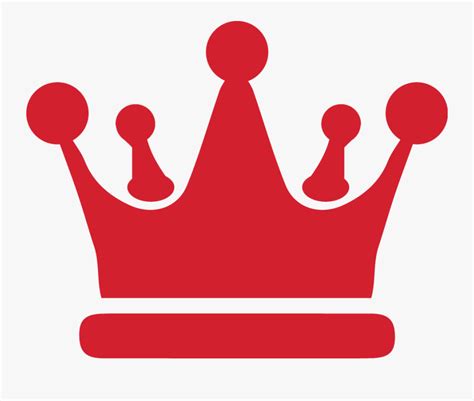 red crown logo transparent  transparent clipart clipartkey
