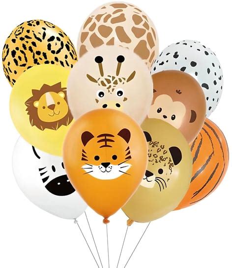 Zestaw Balon W Balon Zwierz Ta Safari Urodziny Szt Hopki