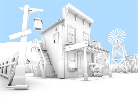Artstation Western Jail House