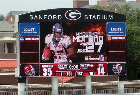 New scoreboard to light up Sanford Saturdays | Sports | redandblack.com