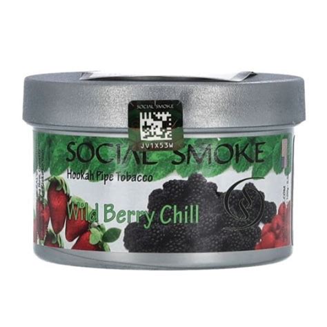 Social Smoke Wild Berry Chill Shisha Tobacco Gr Tabakversand Ch