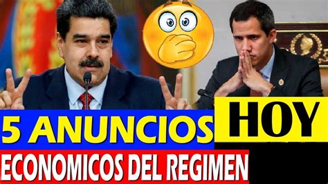 Ultima Hora Venezuela Hoy UNO A UNO TE CONTAREMOS LOS 5 ANUNCIOS