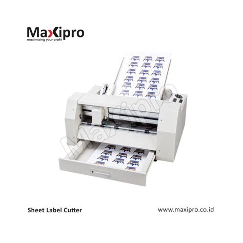 Jual Mesin Label Cutting Sticker Potong Stiker Otomatis Maxipro