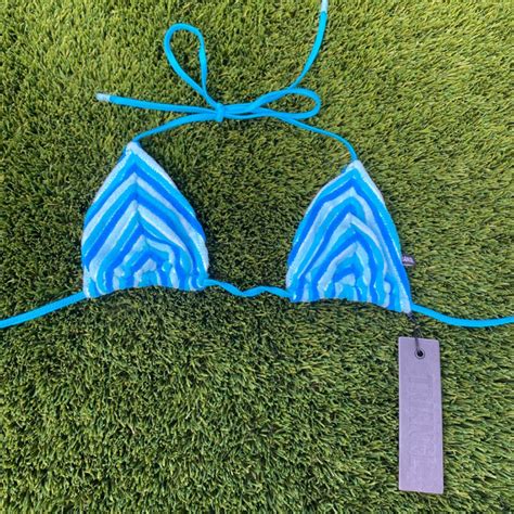 Sour Stipe Triangl Bikini Size Small Brand New Depop