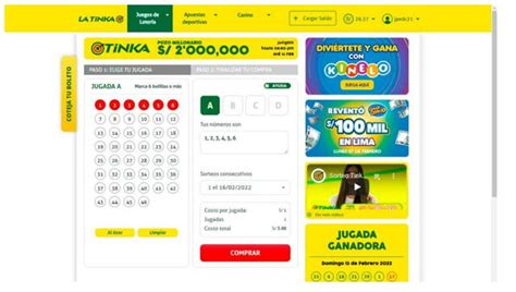 La Tinka cómo aumentar las posibilidades de ganar la lotería El Popular