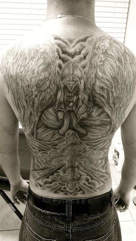 Angel Warrior Back Piece Tattoo by UndergroundTattoos on DeviantArt