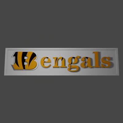 Bengals Banner - 3D Model by RogerDS