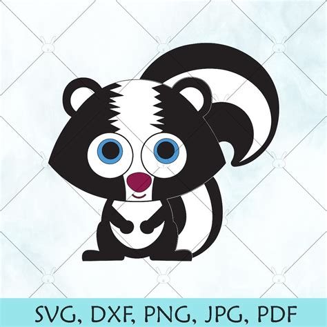 Skunk SVG / Baby Skunk SVG / Skunk Silhouette / Cute Skunk - Etsy