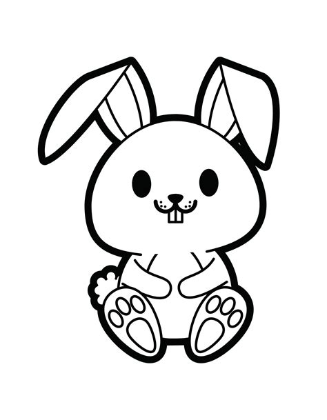 Dibujo Para Colorear Cabeza De Conejo Dibujos Para Imprimir Pdmrea My