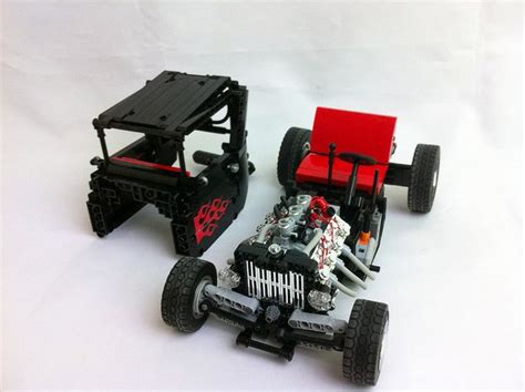 MOC Hot Rod Fire Bucket LEGO Technic Mindstorms Model Team Lego Technic Hot Rods Lego