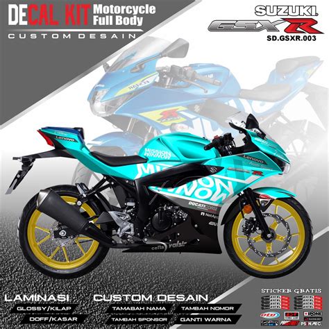 Jual Decal Gsx R Dekal Stiker Striping Fullbody Fullblock List