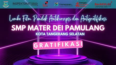Smp Mater Dei Pamulang Gratifikasi Youtube