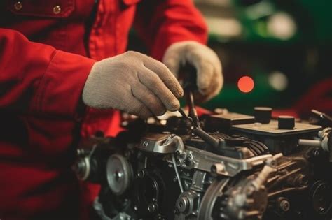 Premium Photo Auto Mechanic Santa Claus Checking The Car Engine