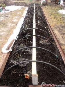 Дуги для парника - металлические, пластиковые, пвх