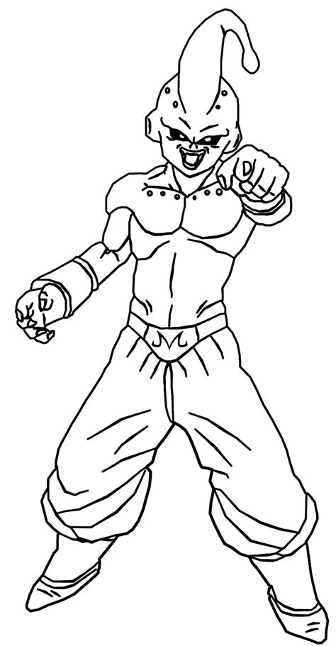 Desenho De Majin Boo De Dragon Ball Para Colorir Tudodesenhos Porn